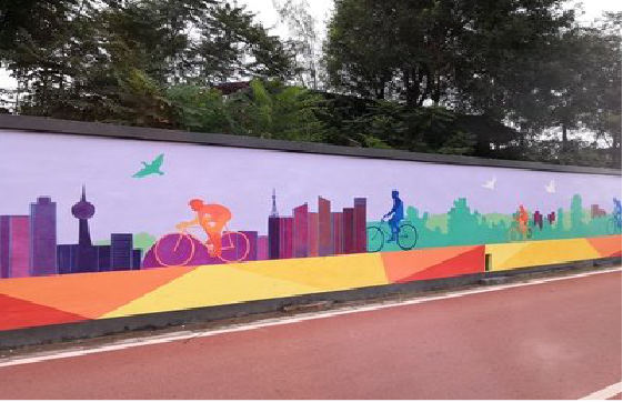 罗平墙体彩绘-围墙