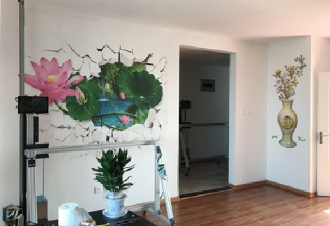 罗平墙体彩绘相比墙纸的优势。