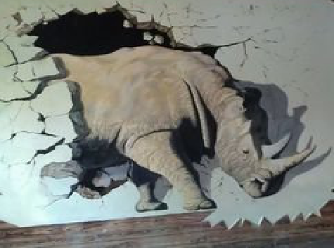 罗平在墙绘中，如何绘制3D效果？